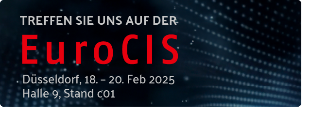 Einladung zur EuroCIS 2025 in Düsseldorf.